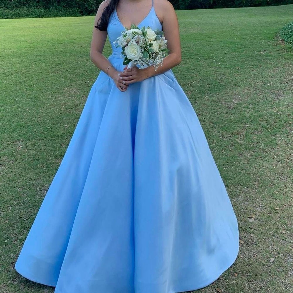 Sherri Hill V-Neck Ballgown Prom Dress
